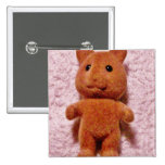 Velour-Teddybärfigürchen Buttons