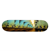 Venedig-Strand CA-Sonnenuntergang Skateboarddeck