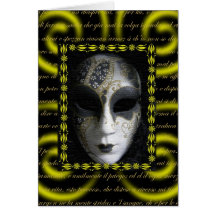 Venezianische Maske 3 Karte