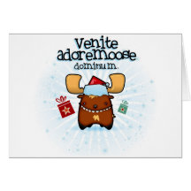 Venite Adoremoose Grußkarten