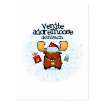Venite Adoremoose Postkarte