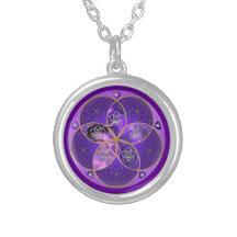 Venus-Blume des violetten Rosas der Liebe-schönen  Halsketten