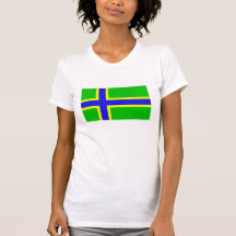 vepsia ethnische Flagge Ostsee Skandinavien Shirt