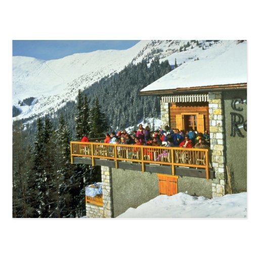 Verbier, die Schweiz Postkarte