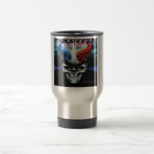 Verbotener Omega-Wellen-Reise-Becher Kaffeetassen