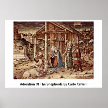Verehrung der Schäfer durch Carlo Crivelli Posterdrucke
