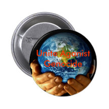 Vereinigen Sie gegen Genozid Anstecknadelbutton