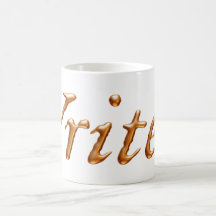 Verfasser-Gold Kaffee Tassen