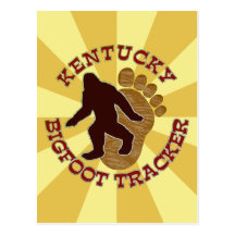 Verfolger Kentuckys Bigfoot Postkarten
