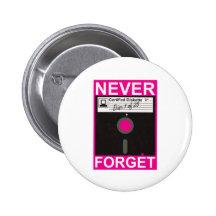 Vergessen Sie nie Scheibe Button