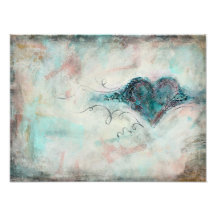 Vergipster Herz-Kunst-Druck Fotodruck