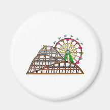 Vergnügungspark Kühlschrankmagnete