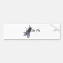 Verlassen Sie die Fliege allein Auto Sticker