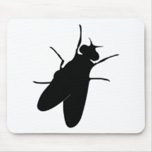 Verlassen Sie die Fliege allein Mousepad