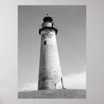Verlassener Leuchtturm, Hafen Isabellfarbe, Texas, Plakatdrucke