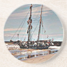 Verlassenes Boot Untersatz