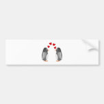 verliebte Pinguine penguins love Auto Aufkleber