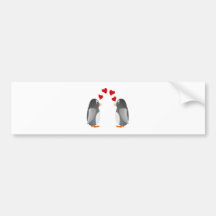 verliebte Pinguine penguins love Auto Aufkleber
