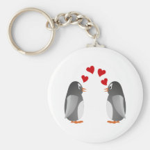 verliebte Pinguine penguins love Schlüsselband