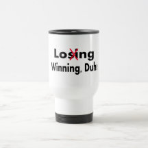 Verlierendes Gewinnen Duh Kaffeetasse