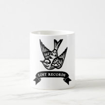 Verlorener Plattenen-Spatzen-Becher Kaffeetassen