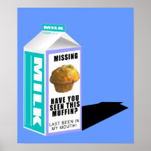 VERMISSTES MUFFIN POSTER