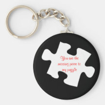 Vermisstes Stück Keychain Schlüsselanhänger