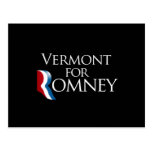 Vermont für Romney - .png Postkarten