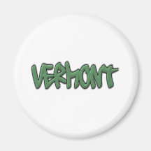 Vermont-Graffiti Kühlschrankmagnet