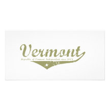 Vermont-Revolutions-T-Shirts Photo Karten Vorlage