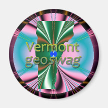 Vermont-Staat Geocaching liefert Magneten Geoswag