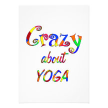 Verrückt über Yoga Einladungen