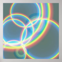Verrücktes Regenbogen-Plakat