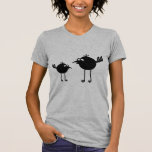 Verrücktes Vogel-T-Shirt t-shirts