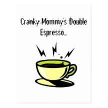 Verschrobe der Verdoppler-Espresso-Fußball-Postkar