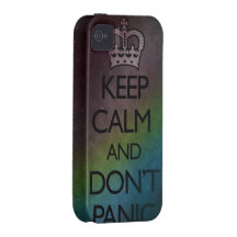 Versetzen Sie nicht in Panik Vibe iPhone 4 Case