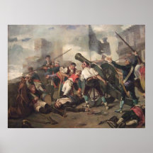 Verteidigung von Saragossa Plakatdruck
