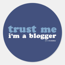 Vertrauen Sie mir, ich ist ein Blogger (LiveJourna Sticker