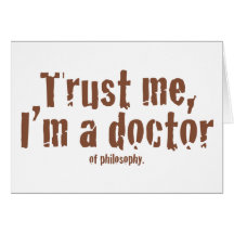 Vertrauen Sie mir, ich sind ein Doktor… Karte