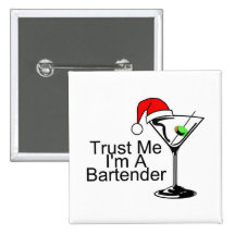 Vertrauen Sie mir Im ein Barkeeper Martini Anstecknadel