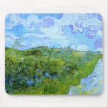 Verurteilen grüne Weizen-Felder Van Gogh Vintages Mauspads