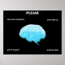 Verwenden Sie Ihre Synapsen Plakatdruck