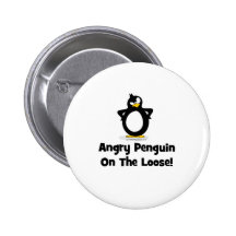 Verwirren Sie nicht mit Pinguinen Anstecknadelbutton