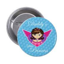 Verzauberte Prinzessin Button Badge