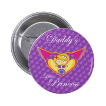 Verzauberte Prinzessin Button Badge
