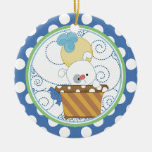 Verzierungs-wertvoller Welpe des Babys erste Weihn Weihnachtsbaum Ornamente
