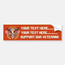 Veteranen-Freund oder Familienmitglied sehen Anmer Autosticker