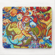 Vibrierende Tapisserie Mauspads