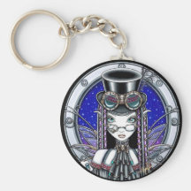 "Victoria" Dampf-PunkFee Keychain Schlüsselanhänger