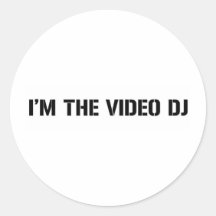 Video DJ Sticker